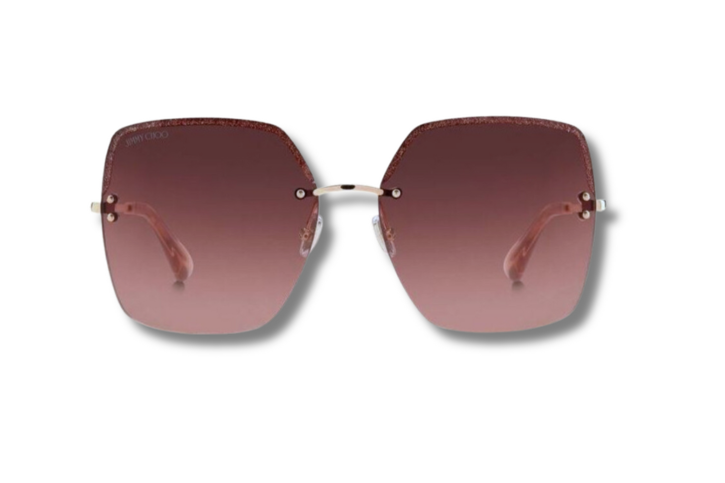 Солнцезащитные очки JIMMY CHOO TAVI/N/S BKUM2 на цепочке