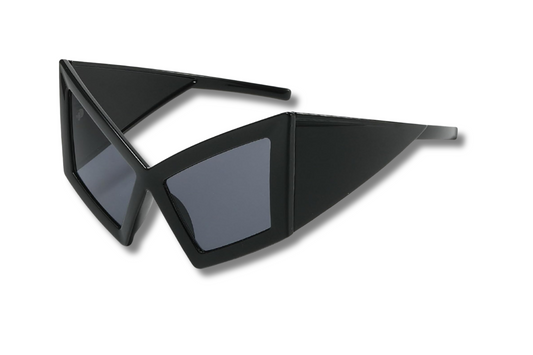 Sugar Venom - No Drama Black Sunglasses