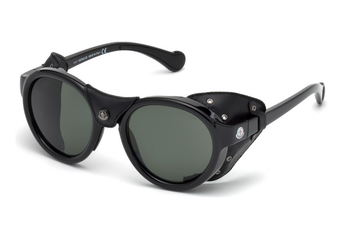 Moncler ml0046 Schwarze Sonnenbrille