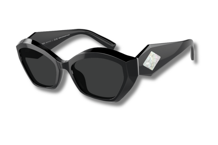 Giorgio Armani Sunglasses AR8187-U 5875/B1 Angular Cat Eye Mother of Pearl Frame 7.5% Off on Giorgio Armani Sunglasses AR8187-U 5875/B1  main image 2