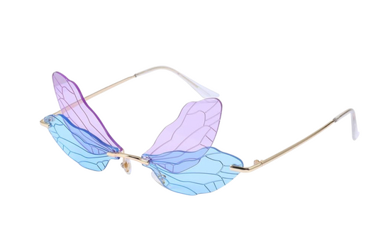 Sugar Venom Lilac Butterfly Sunglasses