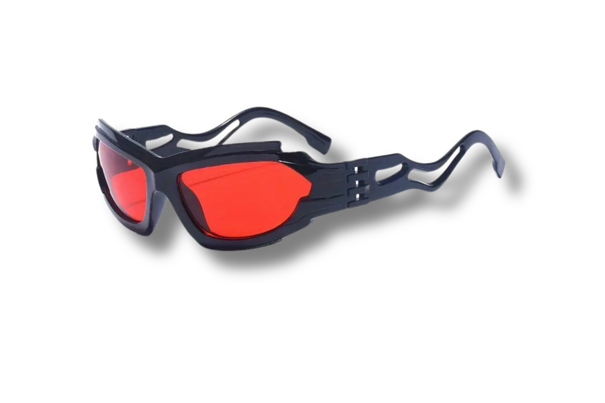 Sugar Venom – Inferno Visor Rot Schwarz Sonnenbrille