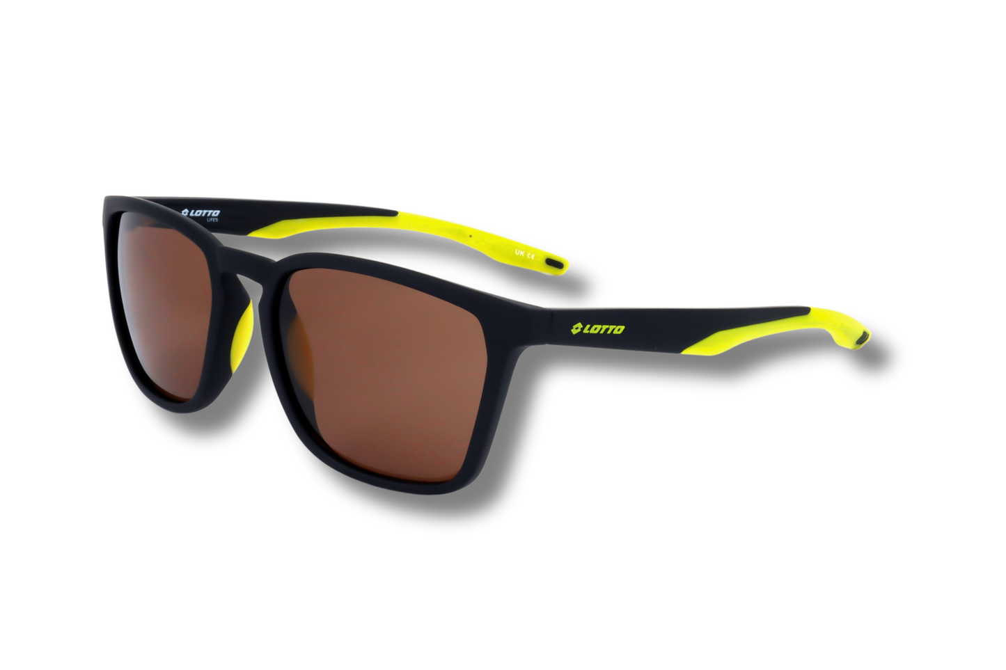 LOTTO LS1005 BLK YL SBR Sport Glasses